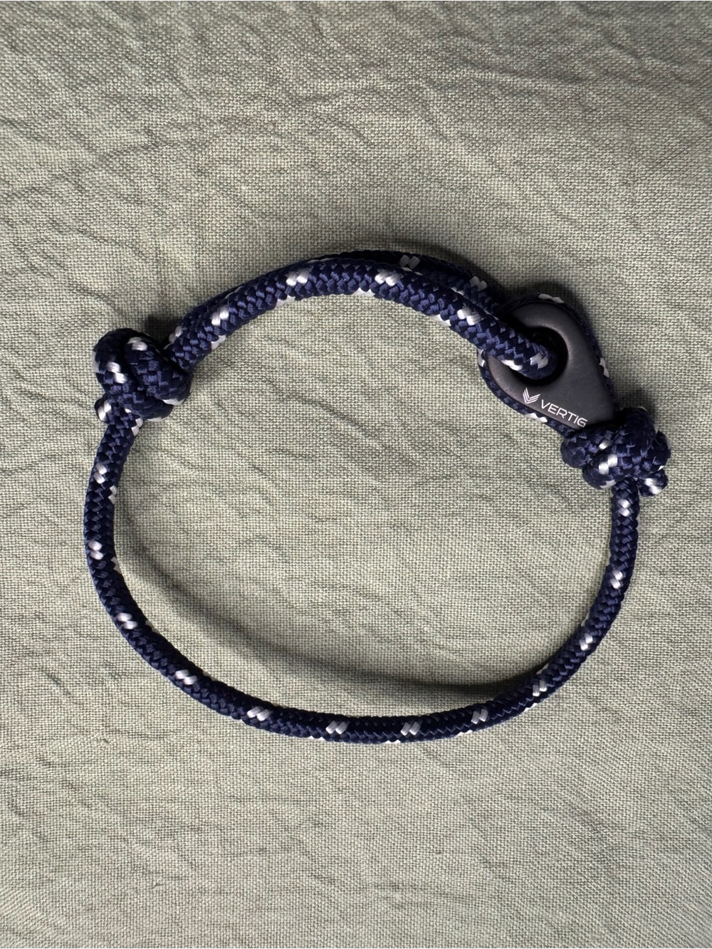 VERTIG Paracord Navy Rope Knot Bracelet